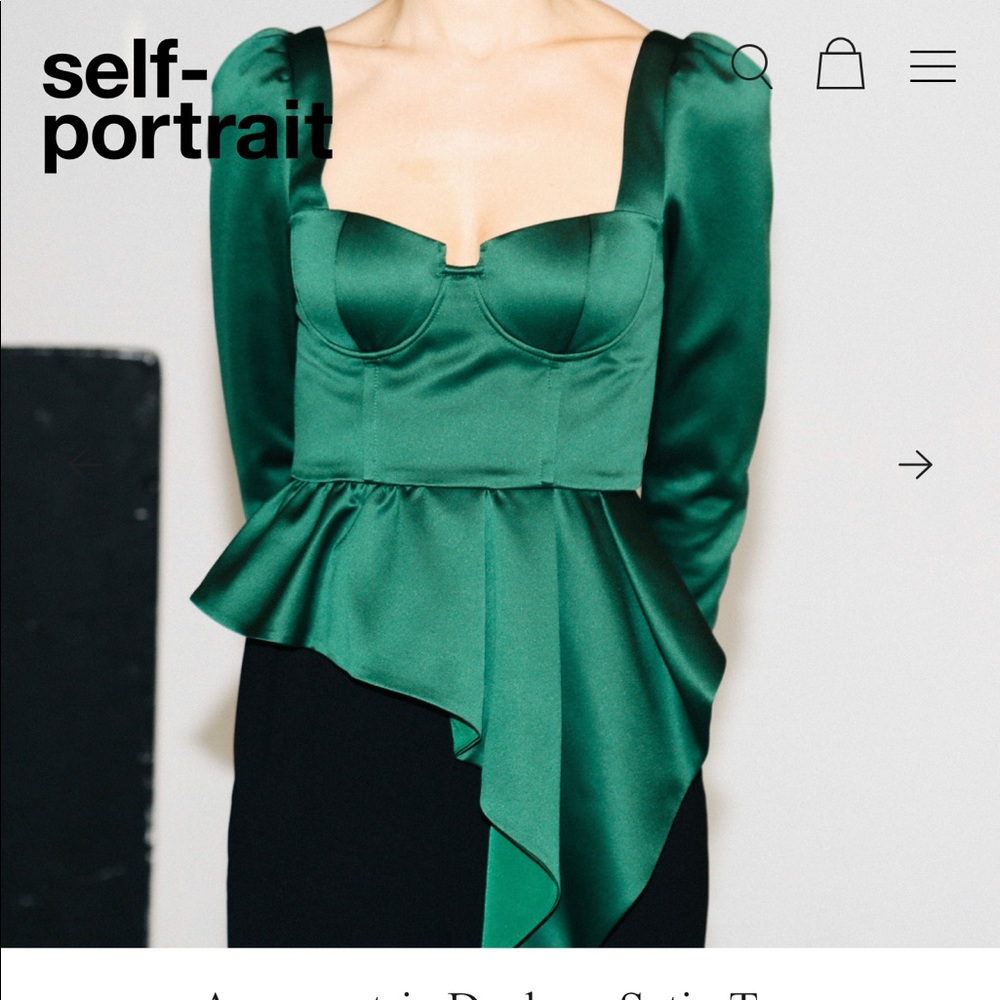 Self-Portrait Duchess Top